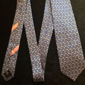 Salvatore Ferragamo dog print tie